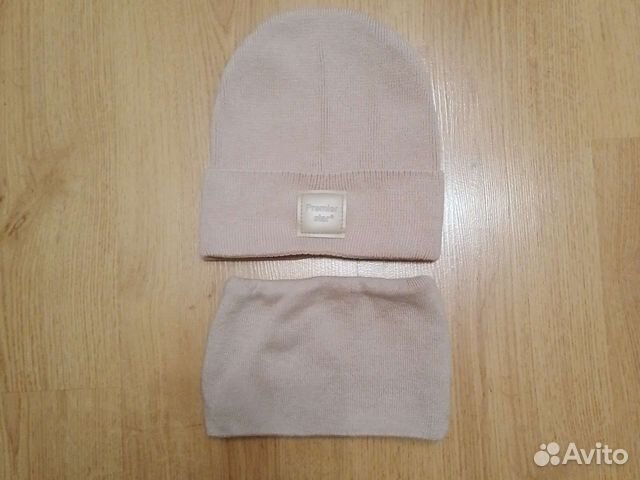 Шапка и снуд Журавлик размер 52-54