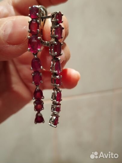 Серьги, бусы 925