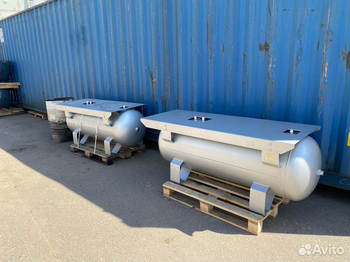 Ресивер горизонтальный на 500л. окрашенный