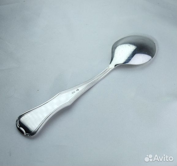 Серебряная десертная ложка