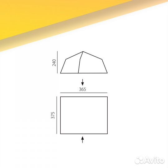 Палатка-шатер btrace camp арт.14.77