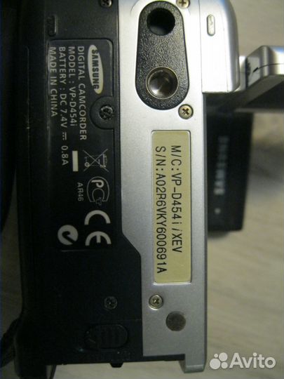 Видеокамера samsyng vp-d454i