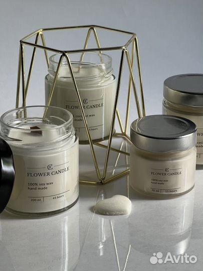 Ароматические свечи из соевого воска