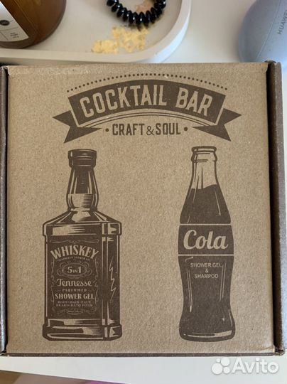 Подарочный набор Виски-Кола гель-шампунь 2в1