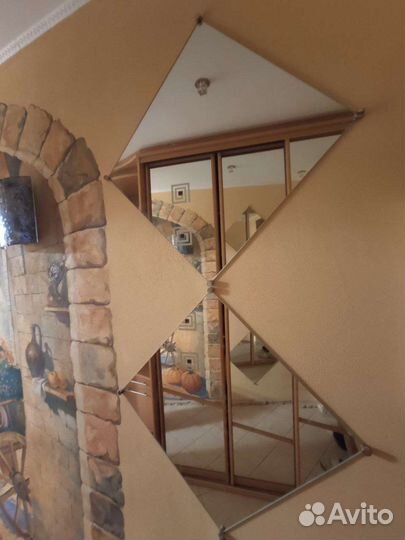 Зеркала квадратные 50*50 панно