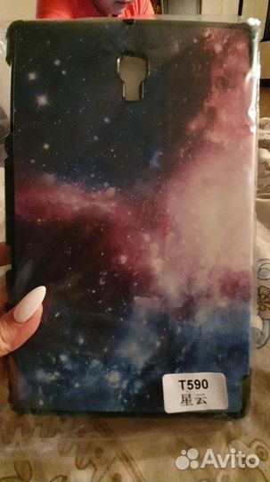Чехол+стекло+стилиус для планшета Samsung SM-T590