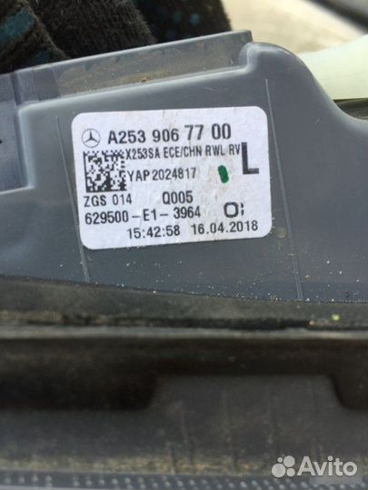 Фонарь внутренний левый Mercedes-Benz Glc-Class