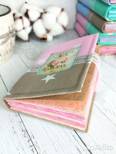 Блокноты ежедневники А6 с мягкой обложкой