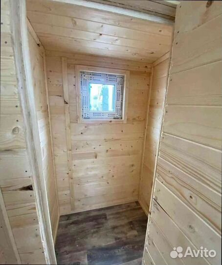Деревянная бытовка на дачу