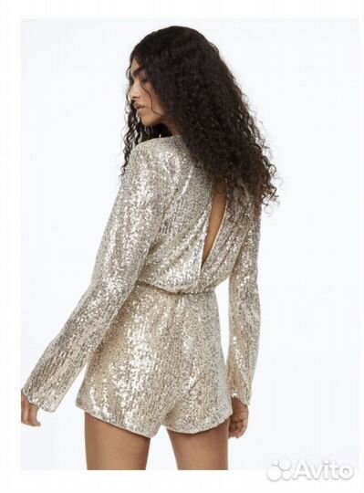 Комбинезон вечерний H&M с пайетками новый