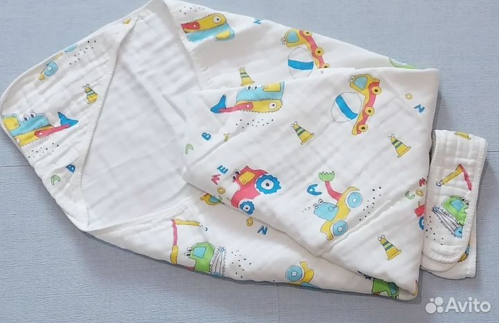 Муслиновые полотенца уголок для новорожденных