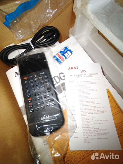 Видеомагнитофон нулёвый akai