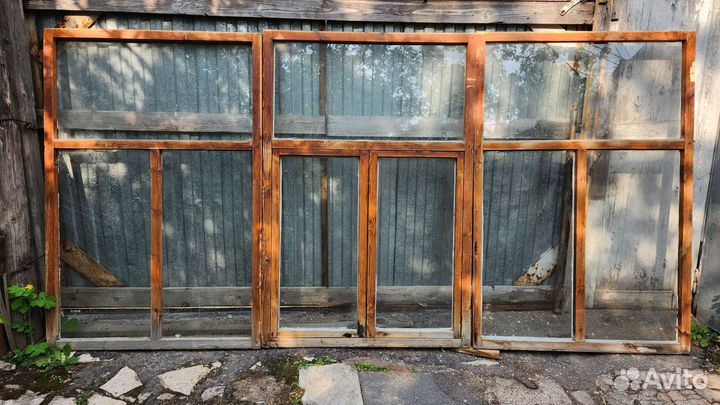 Окна для лоджии б/у 3шт