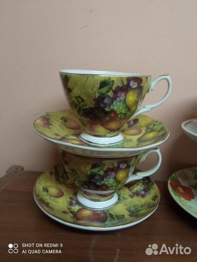 Чайные пары. Лот 5 пар. Цена за все