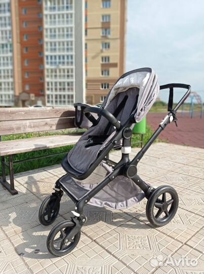 Коляска bugaboo fox 2 в 1 серая