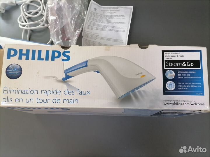 Отпариватель для одежды ручной Philips steam&go