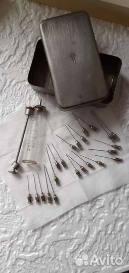 Шприц стеклянный СССР