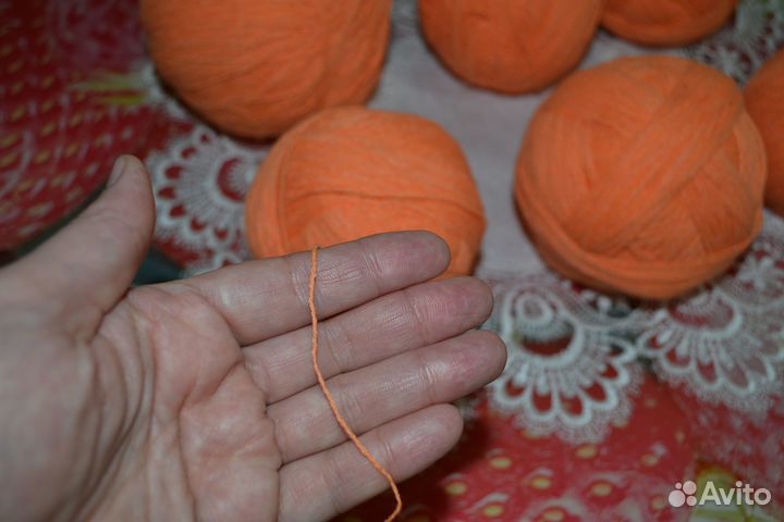 Пряжа хлопковая 1 кг (новая )