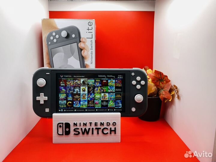 Nintendo switch чип 32/120GB прошитая 1500 игр