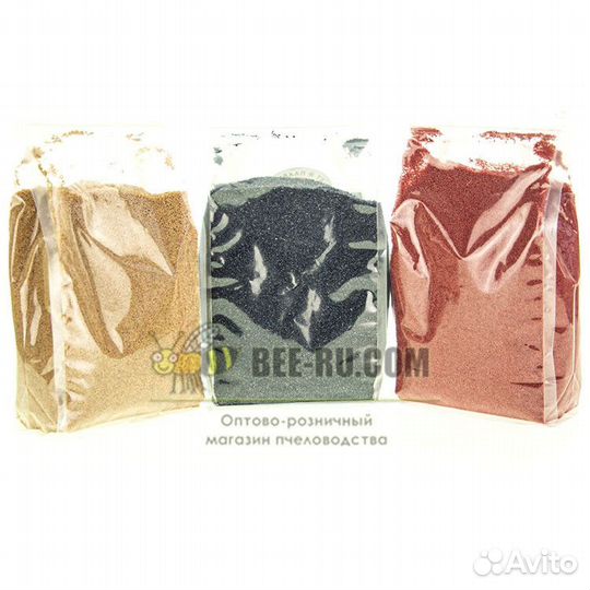 Свечи насыпные Органика 3х330 г. (фитиль, беж.,чер