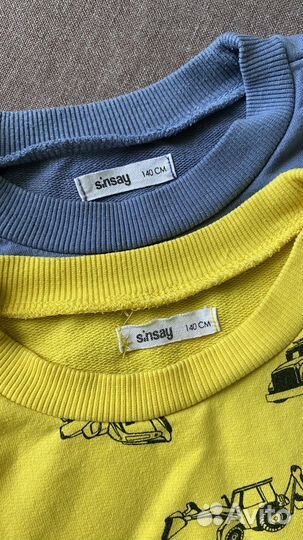 Одним пакетом вещи на мальчика на рост 140 см