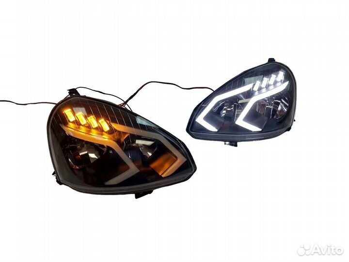 Передние фары приора в стиле AMG