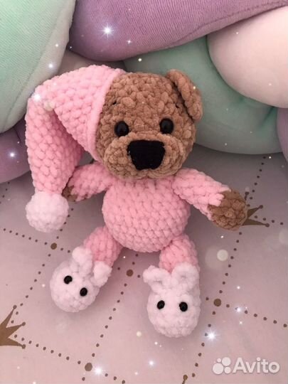 Мишка вязанный