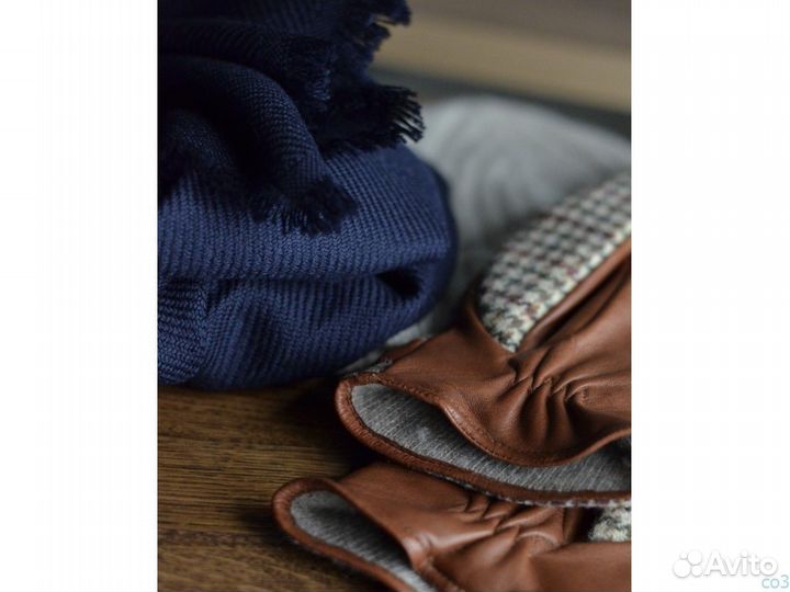 Кожаные мужские перчатки на заказ