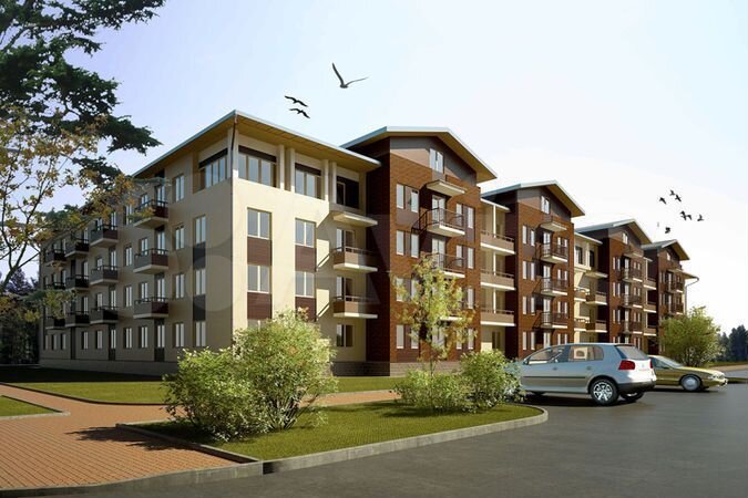 2-к. квартира, 59,7 м², 2/4 эт.