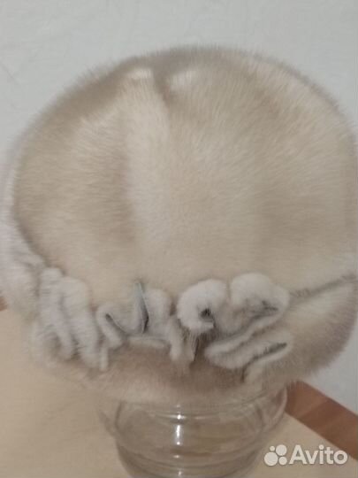 Берет женский норковый