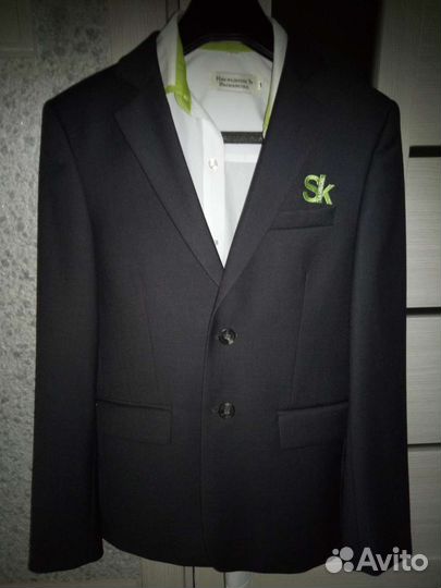 Рубашка и пиджак для школьника 