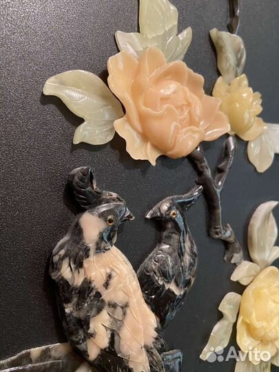 Картины из кожи, из камня 3D