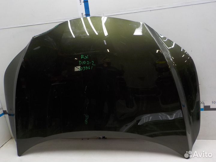Капот Lexus RX200t/RX300/RX350/RX350L/RX450h/RX450hL