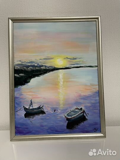 Картина акрилом 