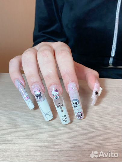 Наращивание ногтей/ Crazy Manicure