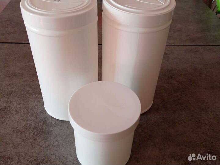 Банки / ведёрки пищевой пластик, стекло