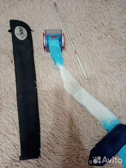 Гимнастическая лента + катушка + палочка + чехол