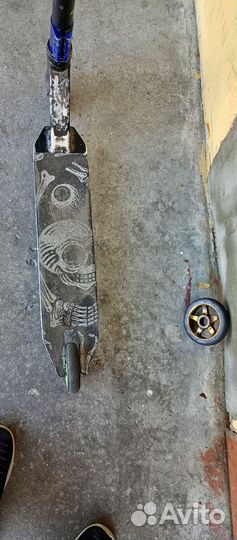 Сборная модель трюкового самоката (Park) + колесо