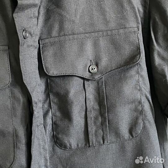 Рубашка офисная черная 41-3