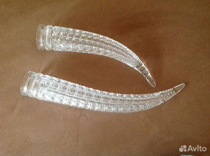 Рог для вина, хрусталь, времён СССР