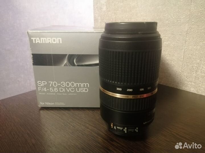 Объектив Tamron SP 70-300mm F/4-5.6 Di VC USD