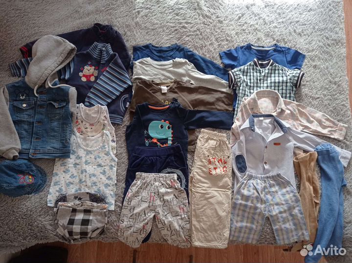 Пакет вещей для мальчика 2-3 года