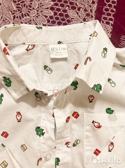 Рубашка для мальчика 110