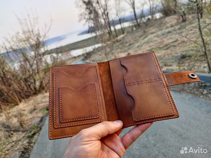 Обложка для автодокументов ручной работы