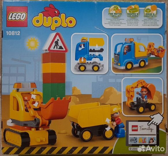 Конструктор Lego Duplo 10812 Грузовик и экскаватор