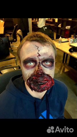 Аквагрим, бодиарт на Хеллоуин