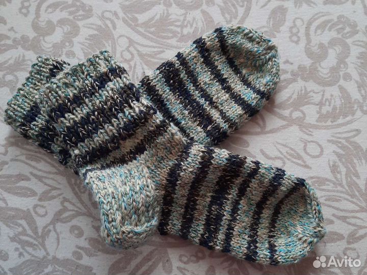 Носки мужские ручной вязки
