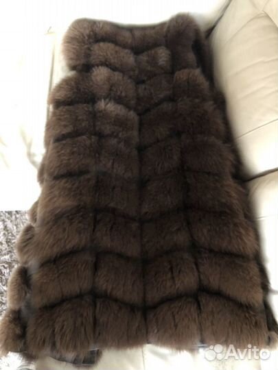 Меховая жилетка