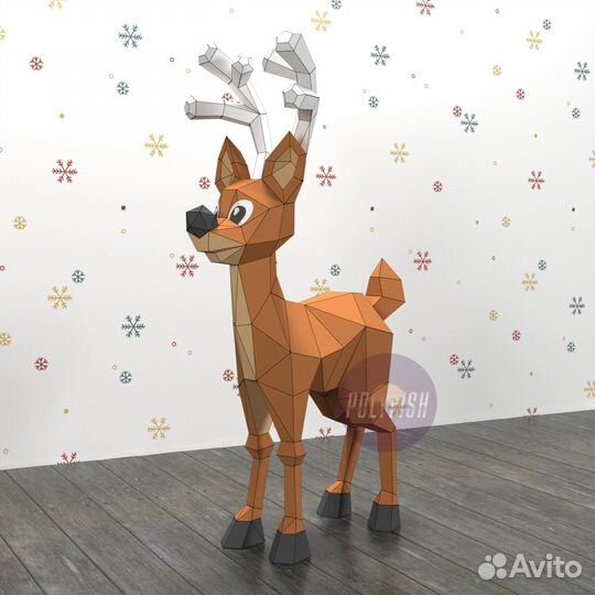 Полигональный декор внутренний и наружний