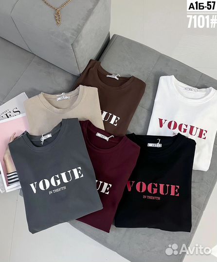 Футболка Оверсайз vogue